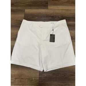 G/Fore Men's Golf Shorts Snow White Maverick Hybrid Stretch 42 X‎ 8 NEW $145